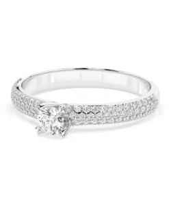 Solitaire Eternity Ring (Round), 0.17 ct — 101-10023 - Image 3