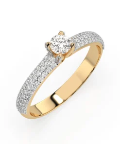 Solitaire Eternity Ring (Round), 0.17 ct — 101-10023 - Image 4