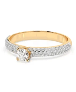 Solitaire Eternity Ring (Round), 0.17 ct — 101-10023 - Image 6