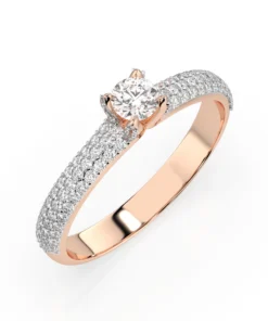 Solitaire Eternity Ring (Round), 0.17 ct — 101-10023 - Image 7