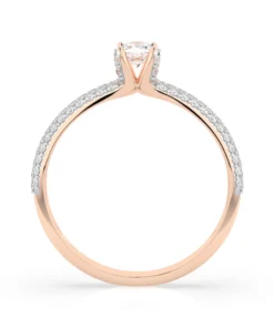 Solitaire Eternity Ring (Round), 0.17 ct — 101-10023 - Image 8