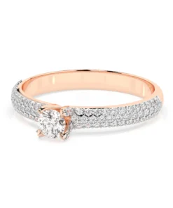 Solitaire Eternity Ring (Round), 0.17 ct — 101-10023 - Image 9