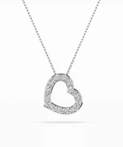 Minimalism Necklace (Round), 0.35 ct — 104-10061
