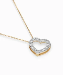 Minimalism Necklace (Round), 0.35 ct — 104-10061 - Image 6
