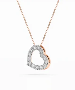 Minimalism Necklace (Round), 0.35 ct — 104-10061 - Image 8