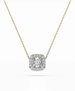 Solitaire Eternity Necklace (Round), 0.4 ct — 104-10057(4.7) - Image 4