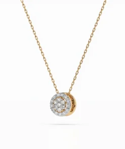 Illusion Necklace (Round), 0.08 ct — 104-10038 - Image 5