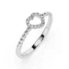 Minimalism Ring (Round), 0.07 ct — 101-10028
