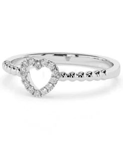 Minimalism Ring (Round), 0.07 ct — 101-10028 - Image 3