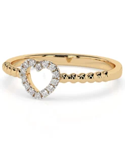Minimalism Ring (Round), 0.07 ct — 101-10028 - Image 6