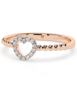 Minimalism Ring (Round), 0.07 ct — 101-10028 - Image 9