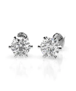 Solitaire Butterfly Earring (Round), 1.0 ct — 102-10040/1(5.1)