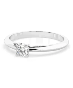 Solitaire Ring (Round), 0.3 ct — 101-10190(0.30)RN - Image 3