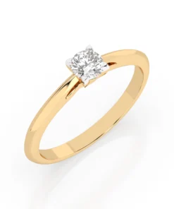 Solitaire Ring (Round), 0.3 ct — 101-10190(0.30)RN - Image 4