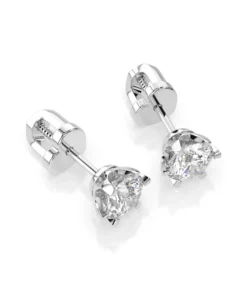 Alternative view of Solitaire Butterfly Earring (Round), 1.0 ct — 102-10040/1(5.1)