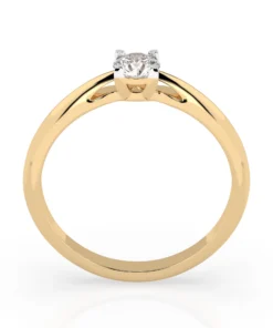 Solitaire Ring (Round), 0.3 ct — 101-10190(0.30)RN - Image 5