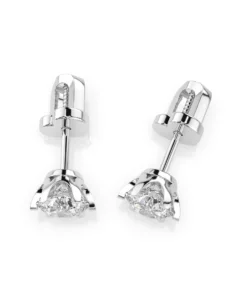 Solitaire Butterfly Earring (Round), 1.0 ct — 102-10040/1(5.1) - Image 3