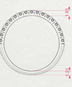 Eternity Ring (Round), 0.34 ct — 101-10044/1 - Image 11