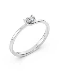 Solitaire Ring (Round), 0.15 ct — 101-10016(3.4)