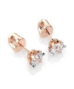 Solitaire Butterfly Earring (Round), 1.0 ct — 102-10040/1(5.1) - Image 8