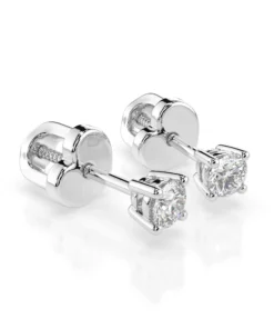 Solitaire Butterfly Earring (Round), 0.3 ct — 102-10012/1(3.4) - Image 3