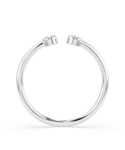 Alternative view of Minimalism Ring (Round), 0.04 ct — 101-10088