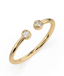 Minimalism Ring (Round), 0.04 ct — 101-10088 - Image 4