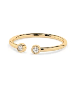 Minimalism Ring (Round), 0.04 ct — 101-10088 - Image 6