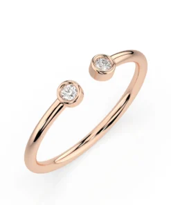 Minimalism Ring (Round), 0.04 ct — 101-10088 - Image 7
