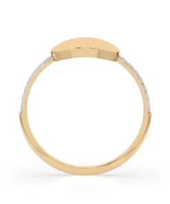 Minimalism Ring (Round), 0.14 ct — 101-10067 - Image 5
