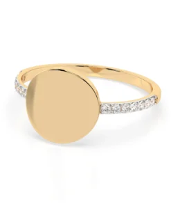 Minimalism Ring (Round), 0.14 ct — 101-10067 - Image 6