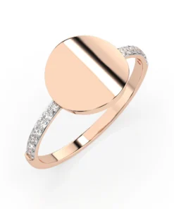 Minimalism Ring (Round), 0.14 ct — 101-10067 - Image 7