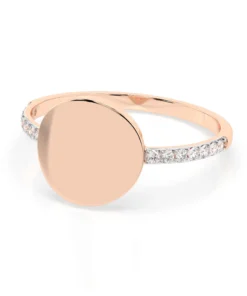 Minimalism Ring (Round), 0.14 ct — 101-10067 - Image 9