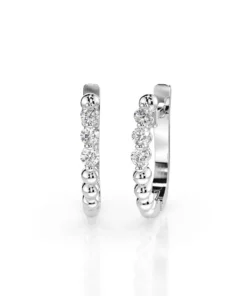 Eternity Earring (Round), 0.18 ct — 102-10019/2(2.0) - Image 3