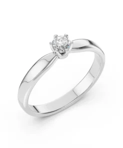 Solitaire Ring (Round), 0.15 ct — 101-10040(3.4)