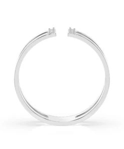 Alternative view of Minimalism Ring (Round), 0.06 ct — 101-10163