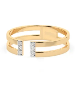 Minimalism Ring (Round), 0.06 ct — 101-10163 - Image 6