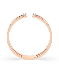 Minimalism Ring (Round), 0.06 ct — 101-10163 - Image 8