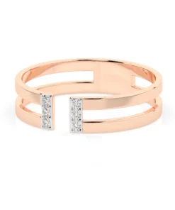 Minimalism Ring (Round), 0.06 ct — 101-10163 - Image 9