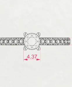 Solitaire Eternity Ring (Round), 0.3 ct — 101-10094(4.2) - Image 10