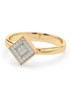 Illusion Ring (Round), 0.1 ct — 101-10074 - Image 6