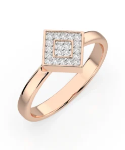 Illusion Ring (Round), 0.1 ct — 101-10074 - Image 7