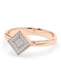 Illusion Ring (Round), 0.1 ct — 101-10074 - Image 9