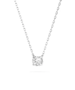 Alternative view of Solitaire Necklace (Round), 0.15 ct — 104-10040(3.4)