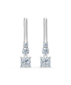 Solitaire Eternity Earring, 0.6 ct — 102-10143(0.30)PR