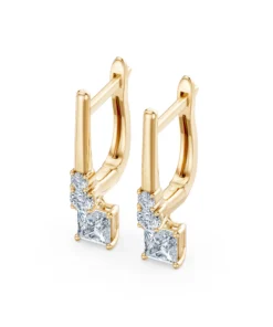 Solitaire Eternity Earring, 0.6 ct — 102-10143(0.30)PR - Image 6