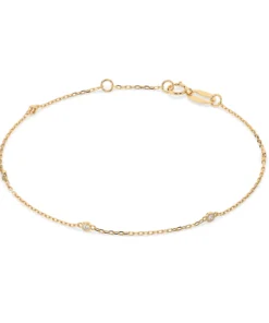 Minimalism Bracelet (Round), 0.07 ct — 105-10008/5(1.4) - Image 5