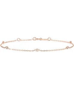Minimalism Bracelet (Round), 0.07 ct — 105-10008/5(1.4) - Image 6