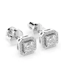 Alternative view of Solitaire Eternity Earring (Princess), 0.34 ct — 102-10115(3.0)PR