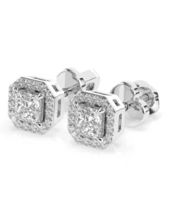 Solitaire Eternity Earring (Princess), 0.34 ct — 102-10115(3.0)PR - Image 3